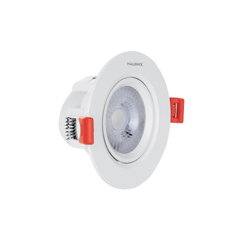 9W 2700K Yellow Adjustable Halo led Spot Light | Compact Design with 120° Beam Angle | Recessed Down Light for False Ceiling | Cutout - 3.3 inch |... view 2