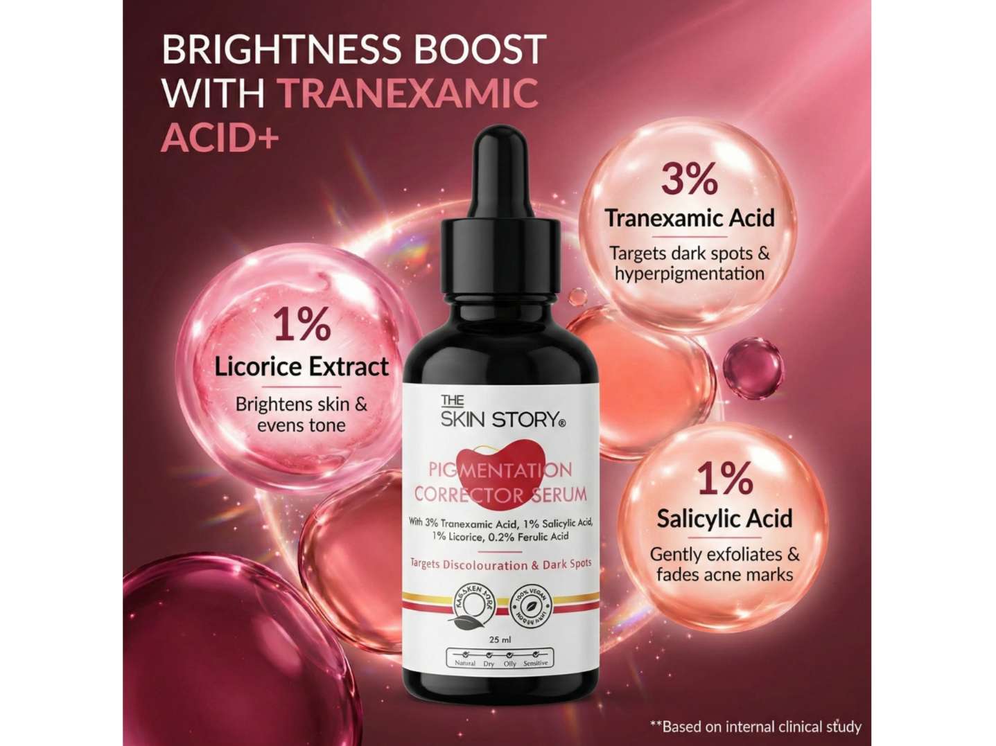 Anti Pigmentation Serum Brightens Skin With Alpha Arbutin, Niacinamide For Dark Spots (25 ML) view 2