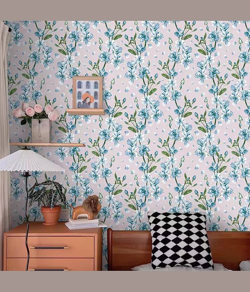 KAAF Floral Wallpaper ( 45 x 500 ) cm ( Pack of 1 ) view 2