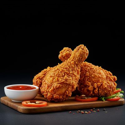 Hot And Crunchy Chicken 2 Pcs