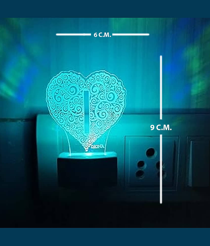 DIONA Multicolor Night Lamp ( Pack of 1 ) view 2