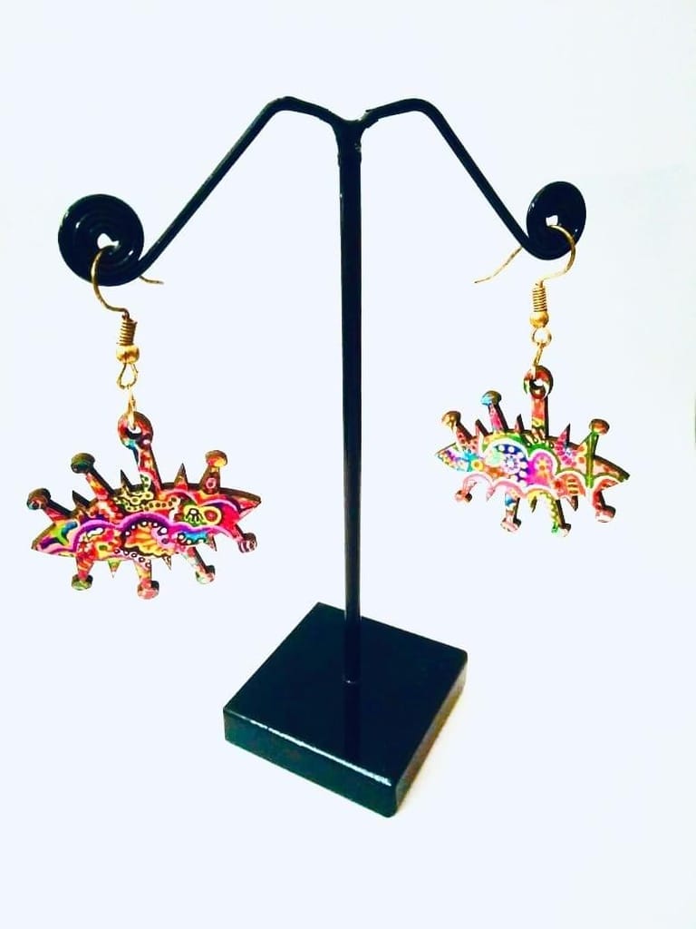 PRISMA CLOUDS QUIRKY EARRINGS view 2