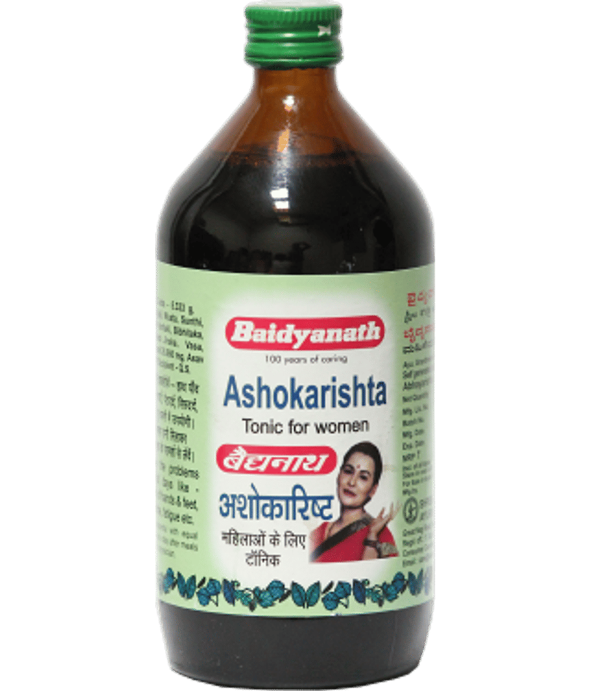 Baidyanath Ashokarishta Asava Menstrual Cycle Liquid 450 Ml Pack of 2 view 2