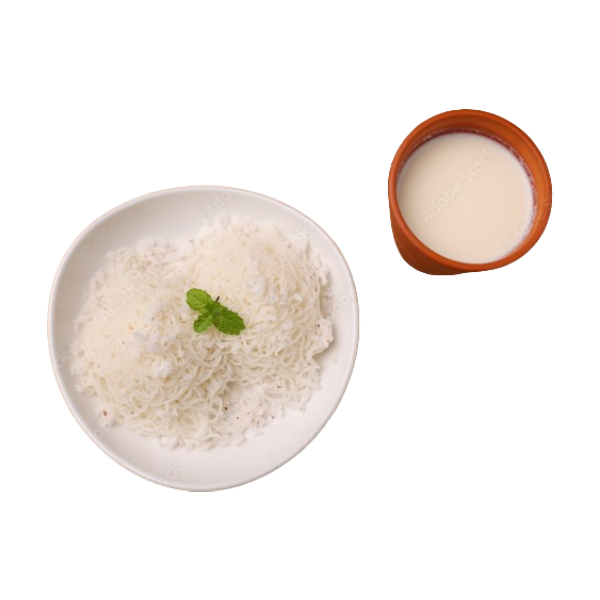 Idiyappam with Coconutmilk (3 Pcs)