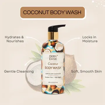 Dermease Coconut Body Wash for Soft & Moist Skin view 2