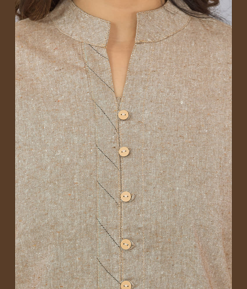 Cotton Blend Short Kurti For Women (Pack of 1) view 2