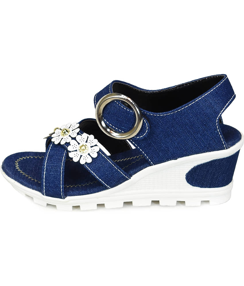 Dream Makers - Blue Women's Sandal Heels view 2