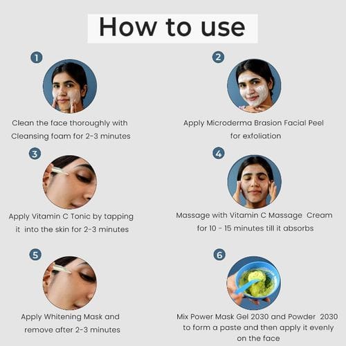 O3+ Bridal Facial Kit Vitamin C Glowing Skin (67gm+69ml) view 2