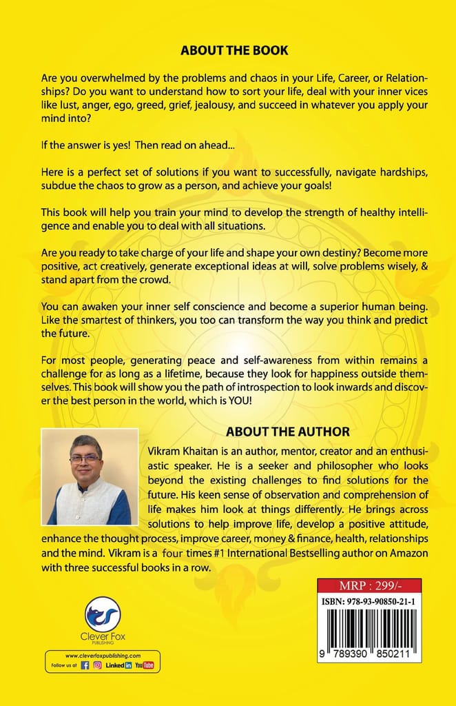 Seeds Of Advice To Sail Through Hard Times: Lessons From Bhagavad Gita & Modern Behavioral Science To Solve Life's Problems And Enhance Self Awareness (Life Skills) [Paperback] Vikram Khaitan view 2