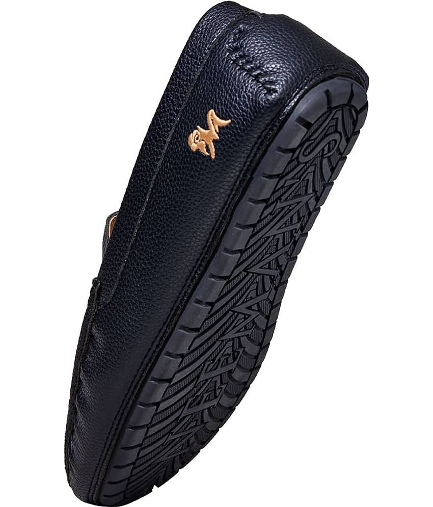 Neemans Dapper Loafers Black Men's Slip on Shoes view 2