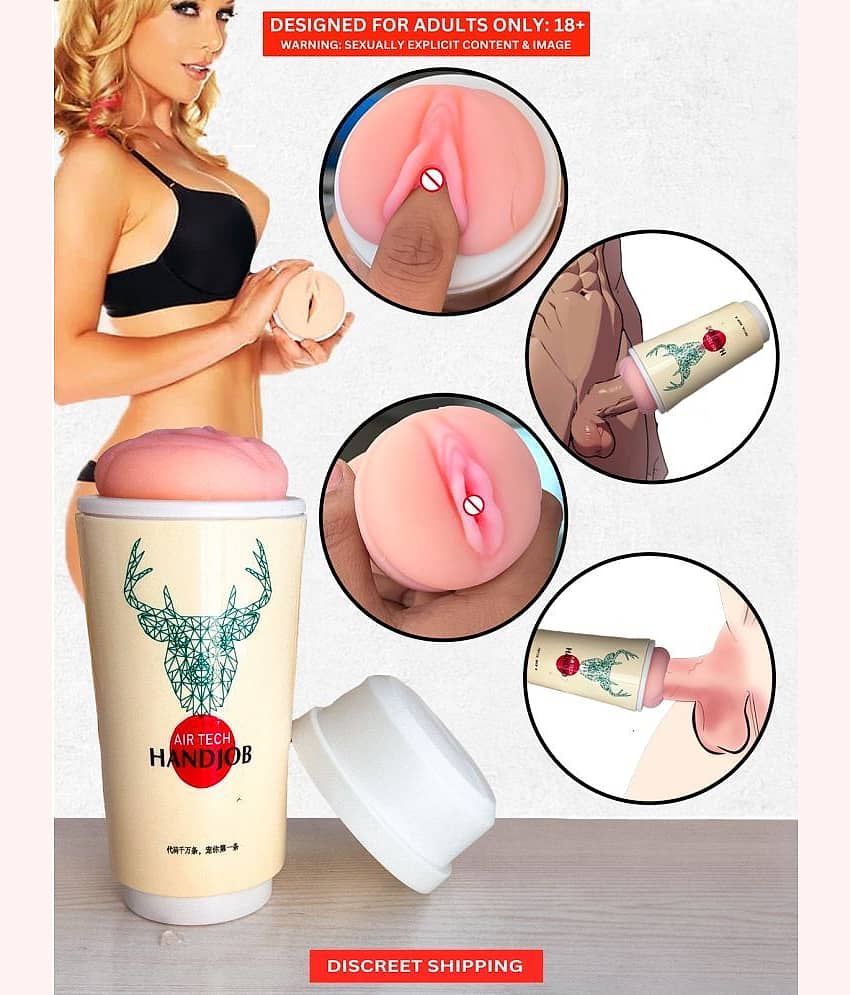 Airtech Fleshlight Masturbator Real Feel Handjob Toy For Men | Male Stroker Mini Cup Masturbator Sex Toy For Men