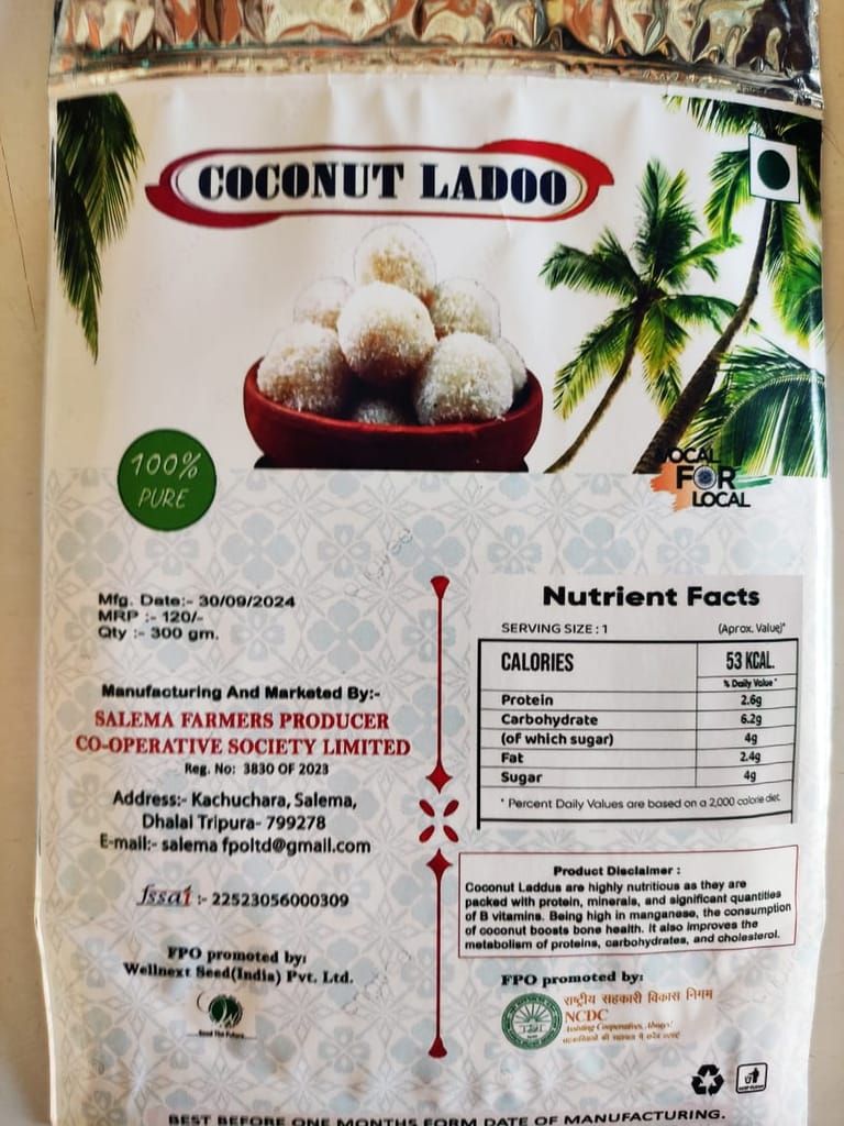 Coconut Ladoo view 2