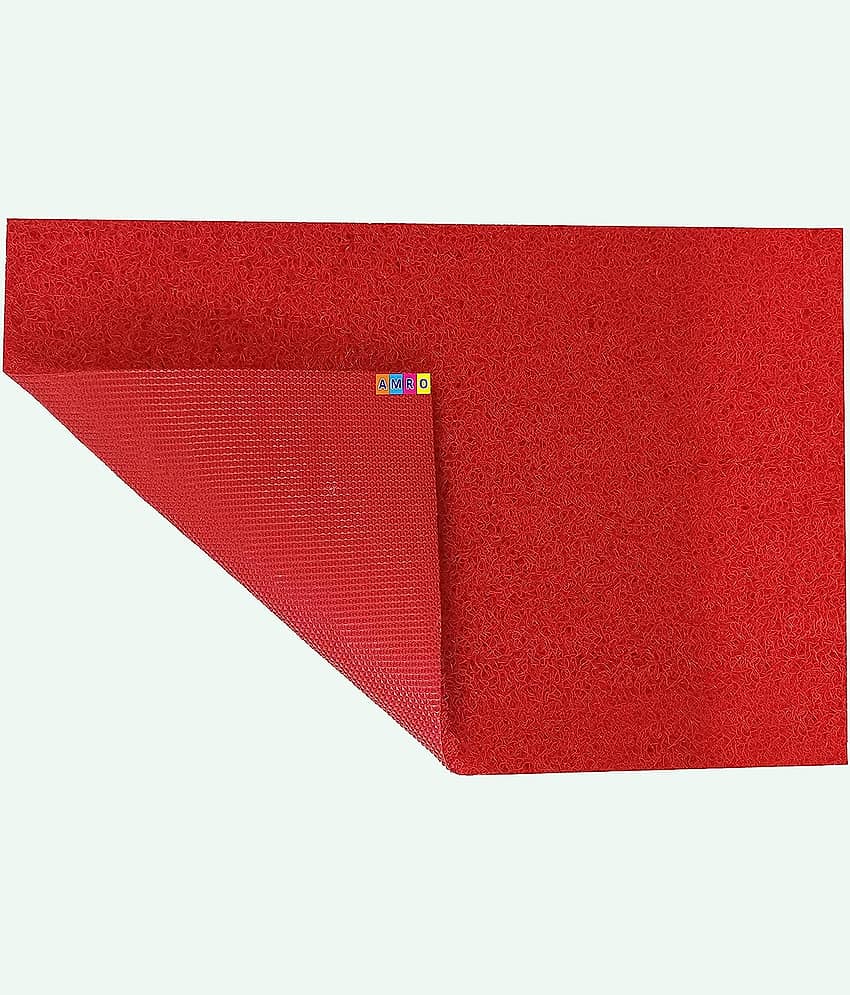 AMRO Beautility Needs - Anti-skid rubber Door Mat ( 60 X 40 cm ) Single - Red view 2