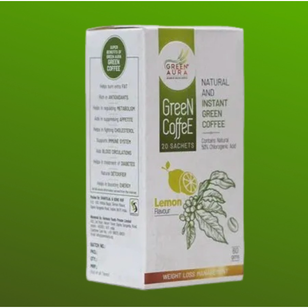 Green Aura Instant Green coffee - 60 gm