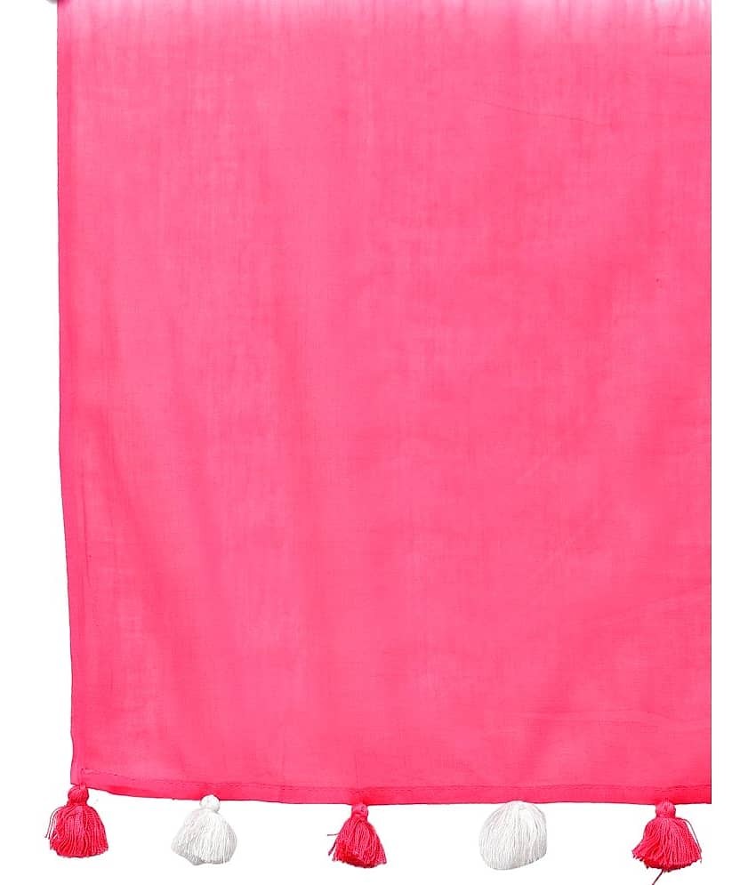 Anekaant - White Cotton Women's Scarf ( Pack of 1 ) view 2