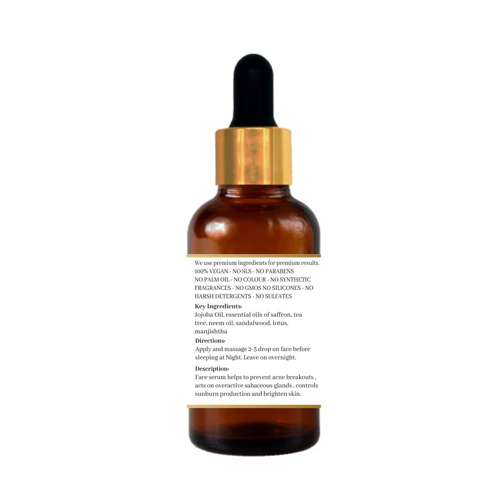 NATUUR - Anti Acne Face Serum - 50ml | Controls Oil Production | Reduces Inflammation & Prevents Breakouts | For Clear & Healthy-Looking Skin view 2