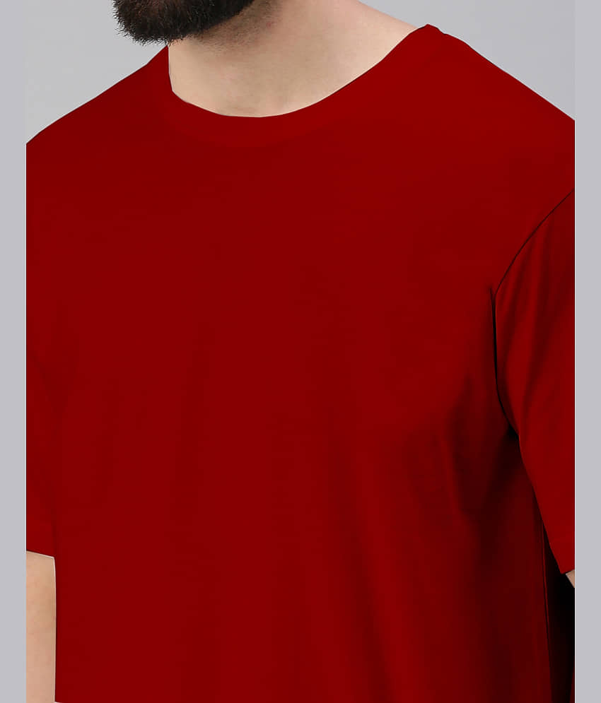 Veirdo Pack of 1 100% Cotton Oversized Fit Men's T-Shirt ( Black ) view 2