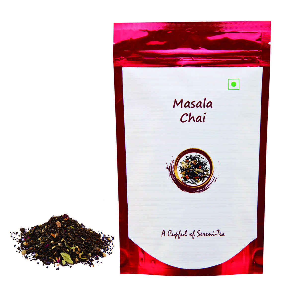 Camellia Twigs Kadak Cutting Masala Chai Latte | 100% Natural Assam CTC Tea with 11 Exotic Whole Spices | Bold & Aromatic Indian Chai, 100g pack Of 2