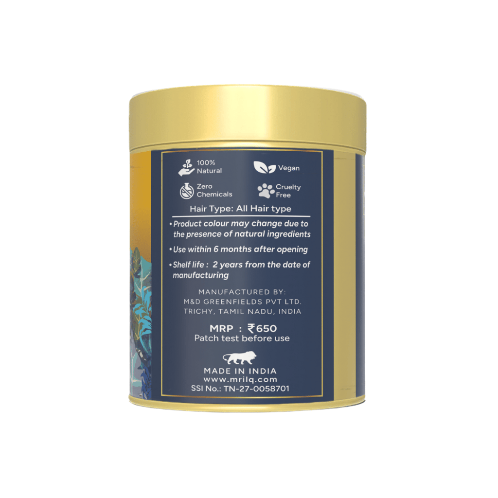 MrilQ Incredible Indigo | Hair colour | Natural Black Colour (pack of 2) view 2