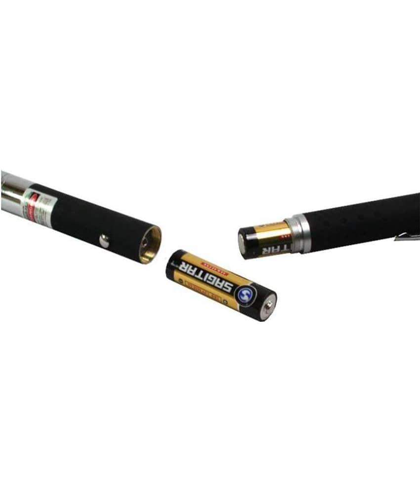 Maruti Enterprise Green Laser Pointer Pen Beam with Stylish Disco Light (320 nm, Green) view 2