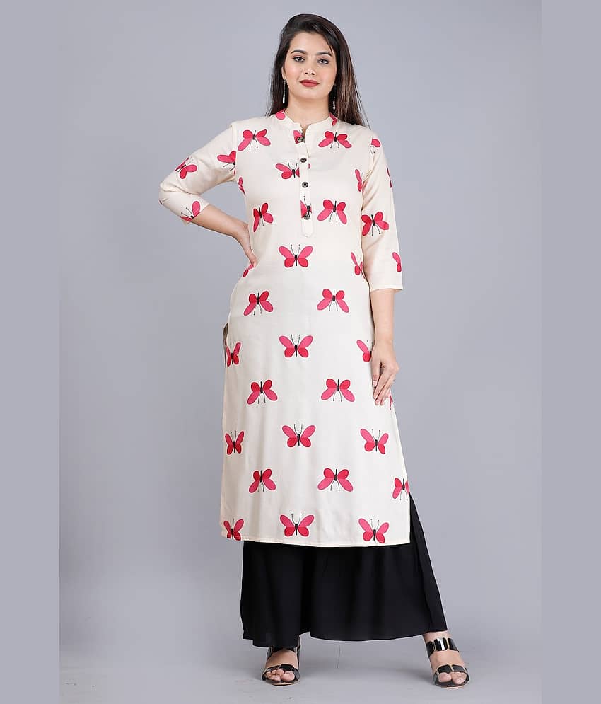 MAUKA - Red Straight Rayon Women's Stitched Salwar Suit ( Pack of 1 )