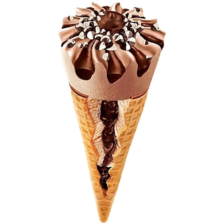 Arun Icecreams Double Chocolate Cone Ice Cream, 100 ml - 100 mL - One unit