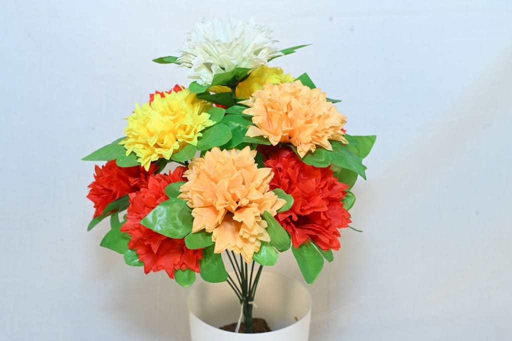 Artificial Flower Arrangement in Pot view 2