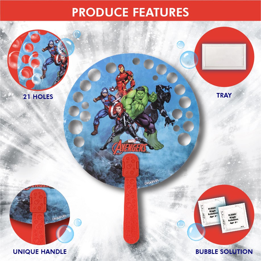 Bubble Magic FanBubs Marvel Avengers Theme For Kids 3 Years and Above view 2