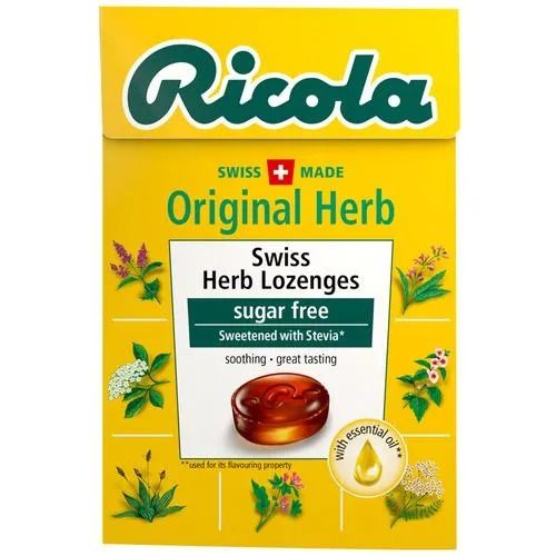 Ricola Swiss Herb Sugar Free Lozenges - Original Herb, 45 gm