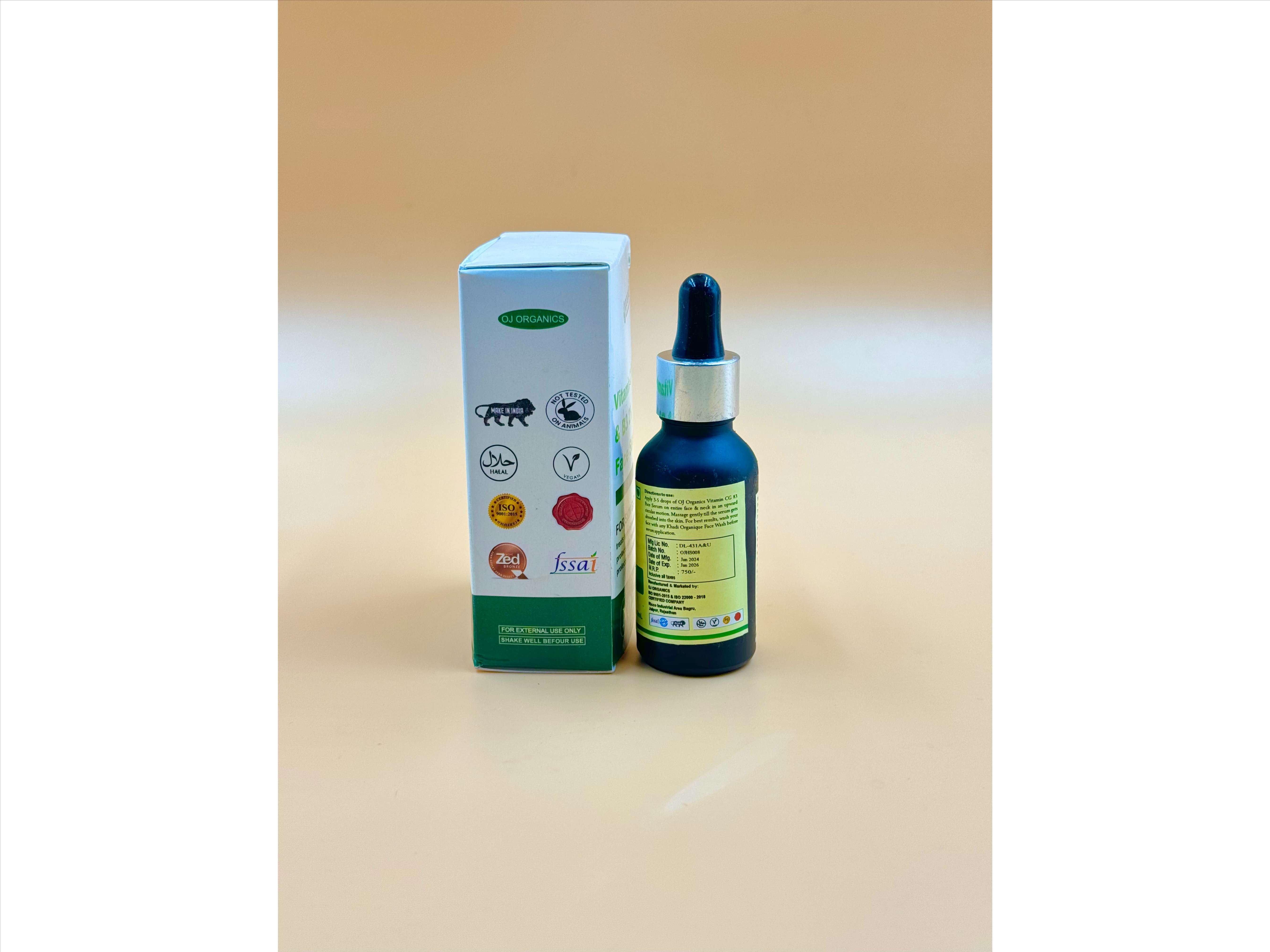 Face Serum With Vitamin C 10% & B3 2% For Skin Care | 30ml view 2