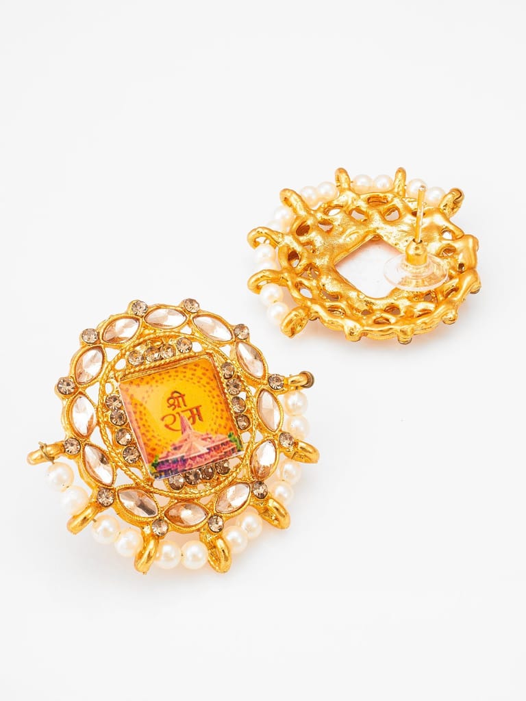Morison Golden Butterfly Earrings Graceful and Playful view 2