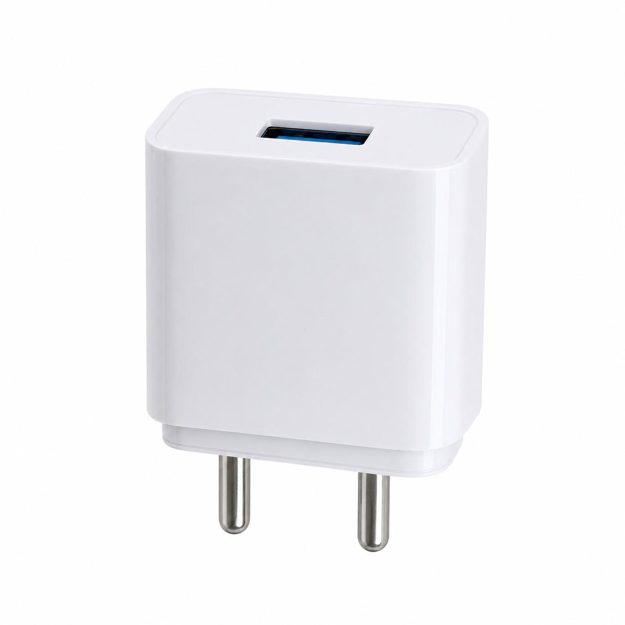 Champion 12W 5V/2.4A USB Wall Charger | Fast Charging Adapter for Android & USB Devices | Quick Charge 3.0 Support (White) view 2