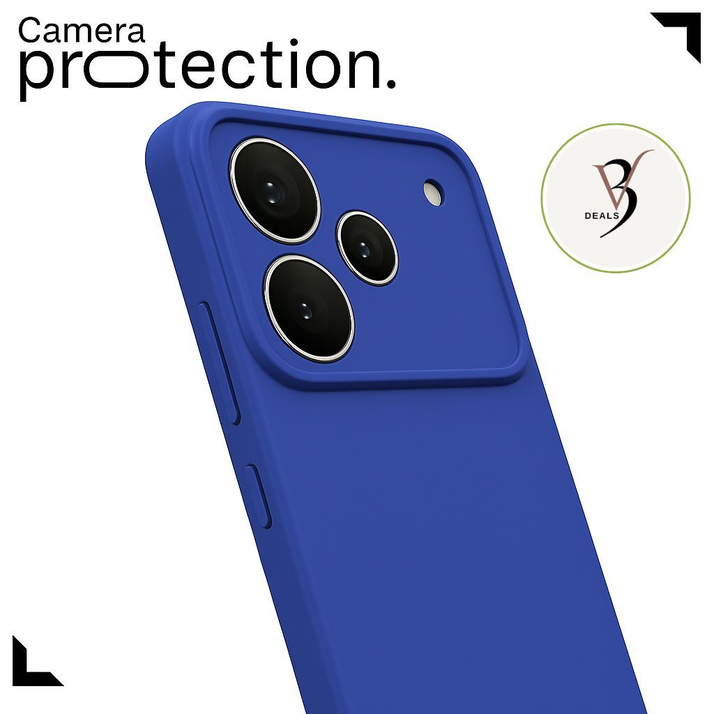 V3Deals Silicone Back Cover Case for Realme P4 5G | Anti-Fingerprint Soft Touch | Slim Protective realme p4 case | Shock Absorbent Corners view 2