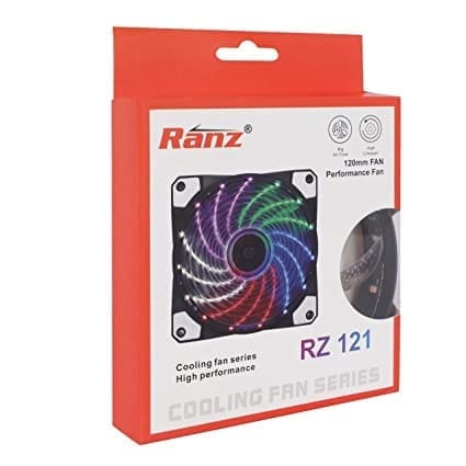 RANZ RZ-121 RGB PC CABINET COOLING FAN view 2