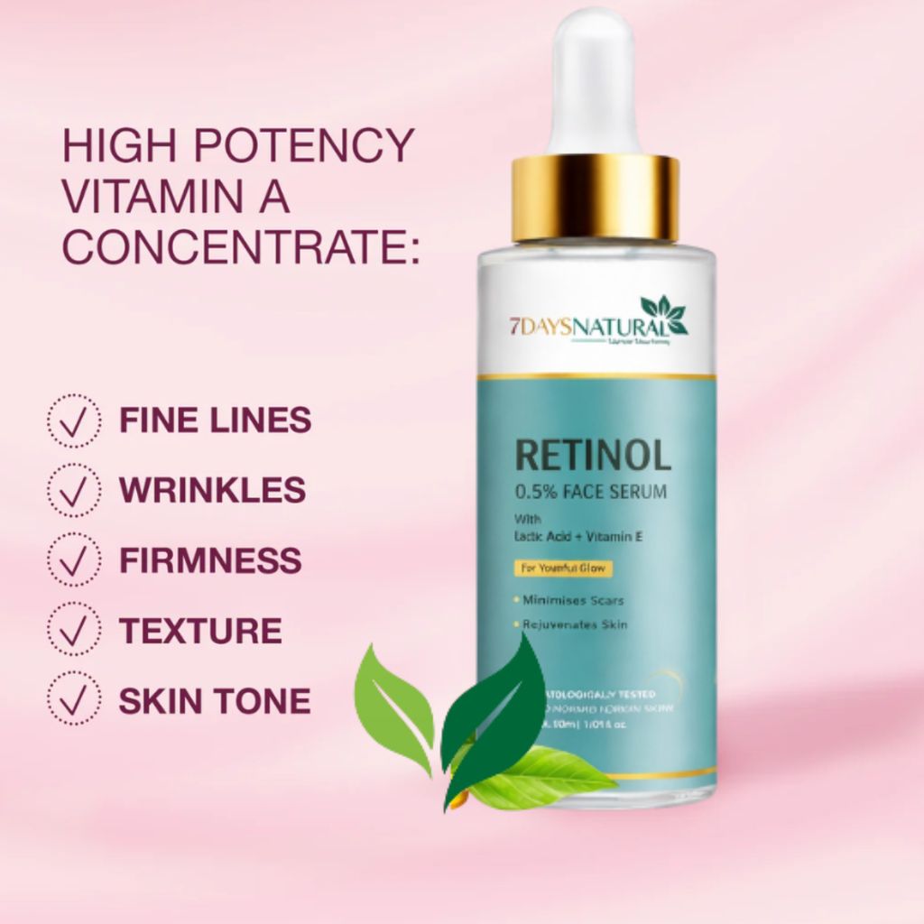Retinol Facial Serum (Pack of 1) – Anti-Aging & Dark Spot Correction Face Serum for men and women view 2