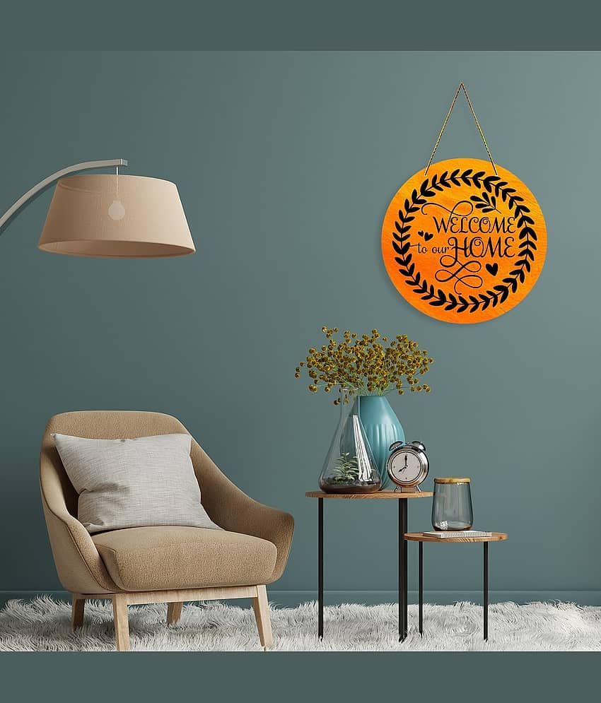 Positive Vibe Lifestyle Wood Welcome Home Decor Wall Sculpture Multi - Pack of 1 view 2