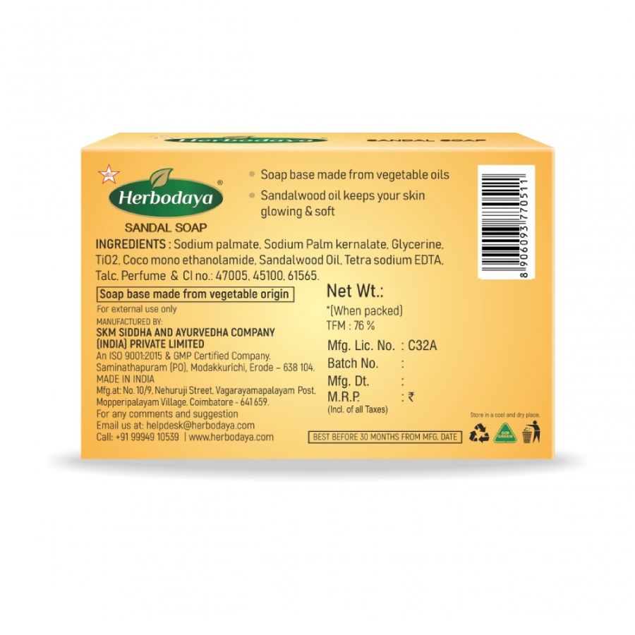 Herbodaya Sandal 125 Gms view 2