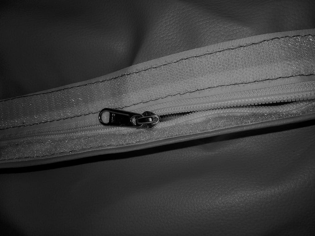 Zolo XXXL - Black and Brown - Bean Bag Strong and Durable Leatherette - (Without Beans) - Cover Only view 2