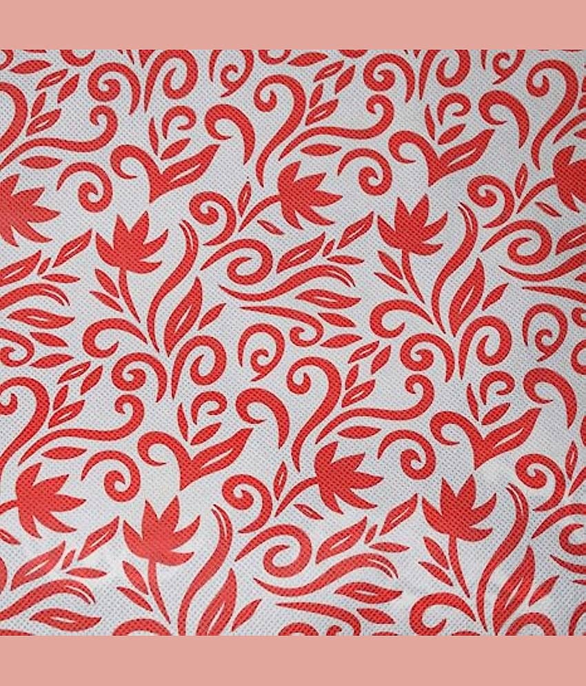 Non-Woven Saree Cover Cloth Storage & Organizer ( Pack of 4 ) Red Multi Saree Cover view 2