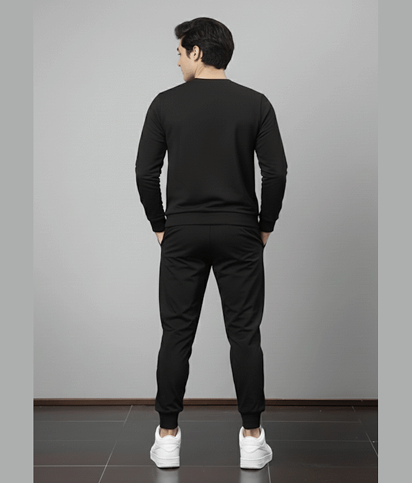 Reya Maroon Cotton Blend Regular Fit Men's Tracksuit ( Pack of 1 ) view 2
