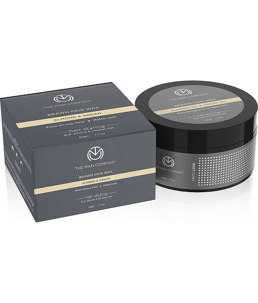 The Man Company Brawn Extra Stronghold Hair Styling Pomade Wax for Men | Stylish Matte Finish with Volume - 100gm view 2