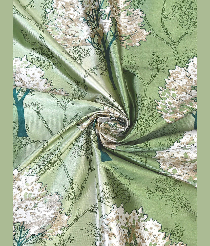 Cortina - Nature Printed Room Darkening Eyelet Curtain-9 Ft-pack of 2 view 2