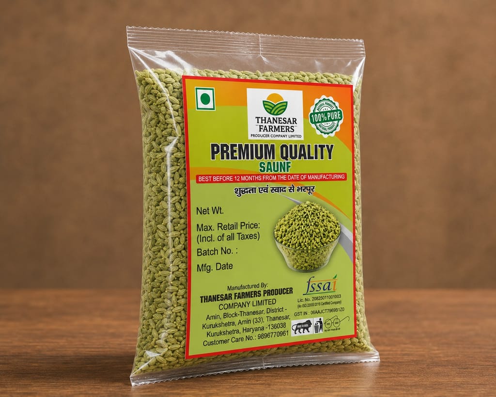 Thanesar Farmers Premium Quality Saunf (Fennel Seeds) 100 gram view 2