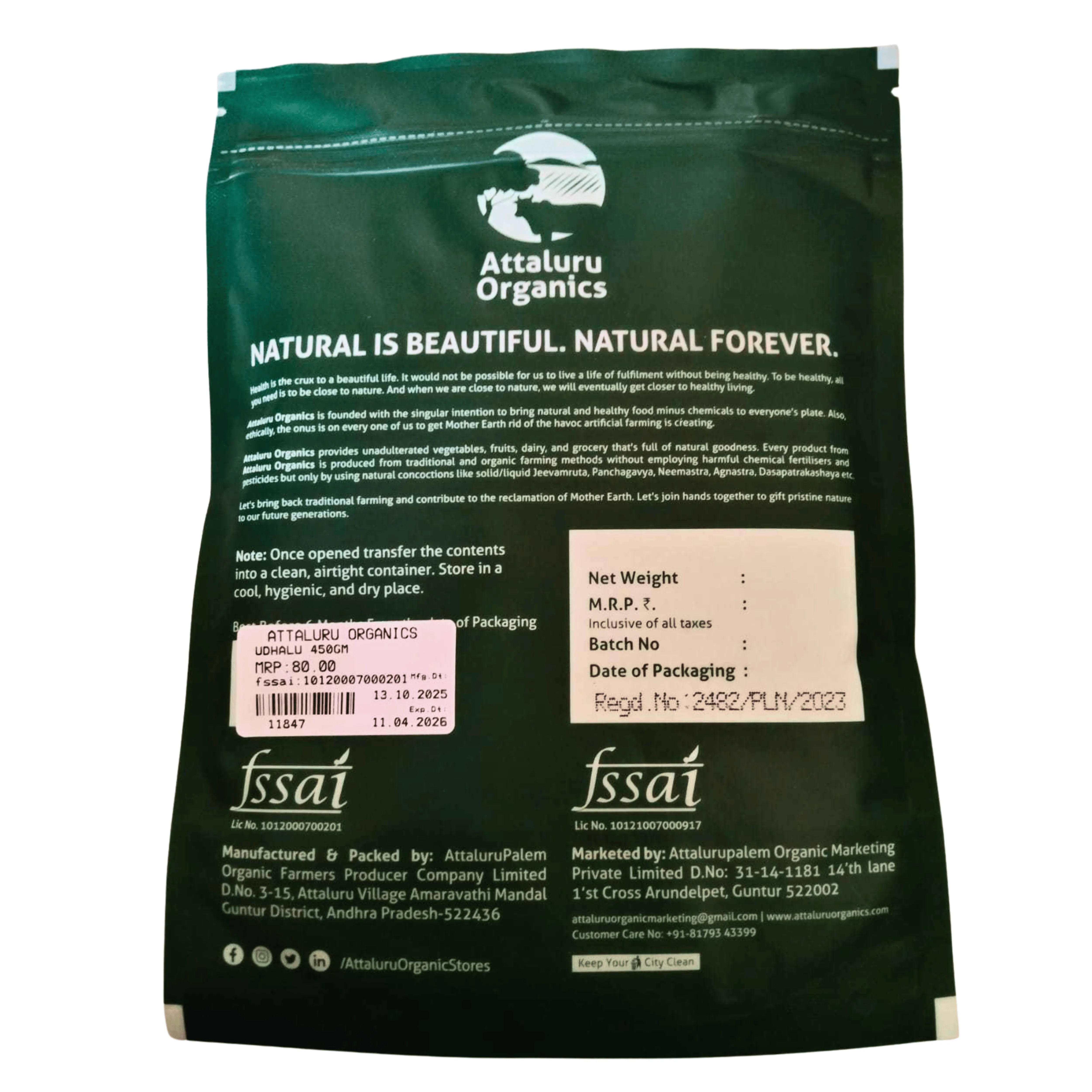 Attaluru Organics Barnyard Millets view 2