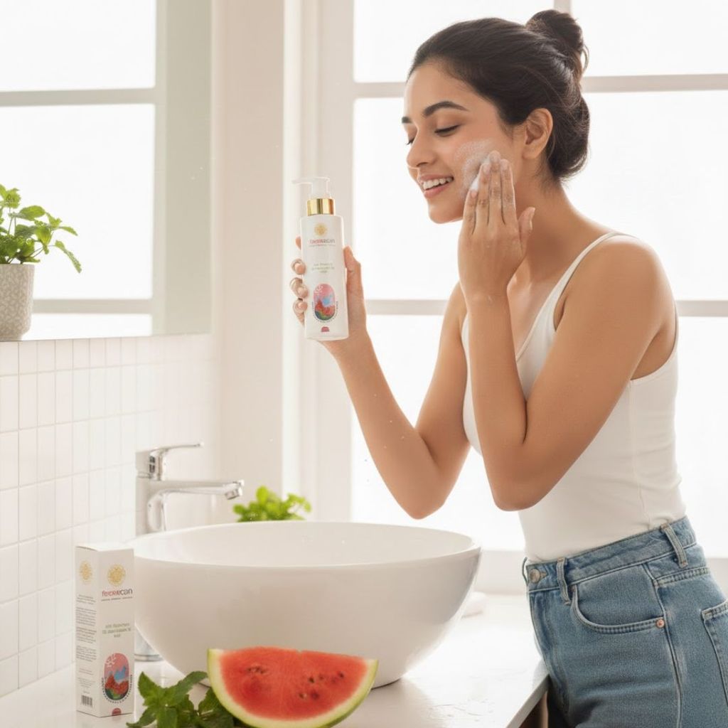 Gentle Face Wash with Watermelon & Mint view 2