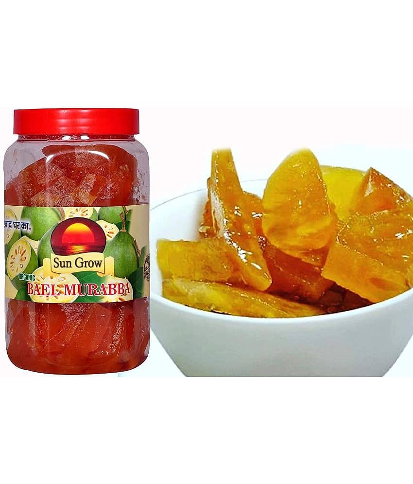 Sun Grow Home Made Organic Premium Sweet Beal Murabba Pieces No Artificial Preservatives No Additives Pickle 1 kg view 2