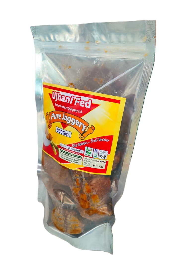 Pure Jaggery - 500gm | Natural & Healthy Sweetener view 2