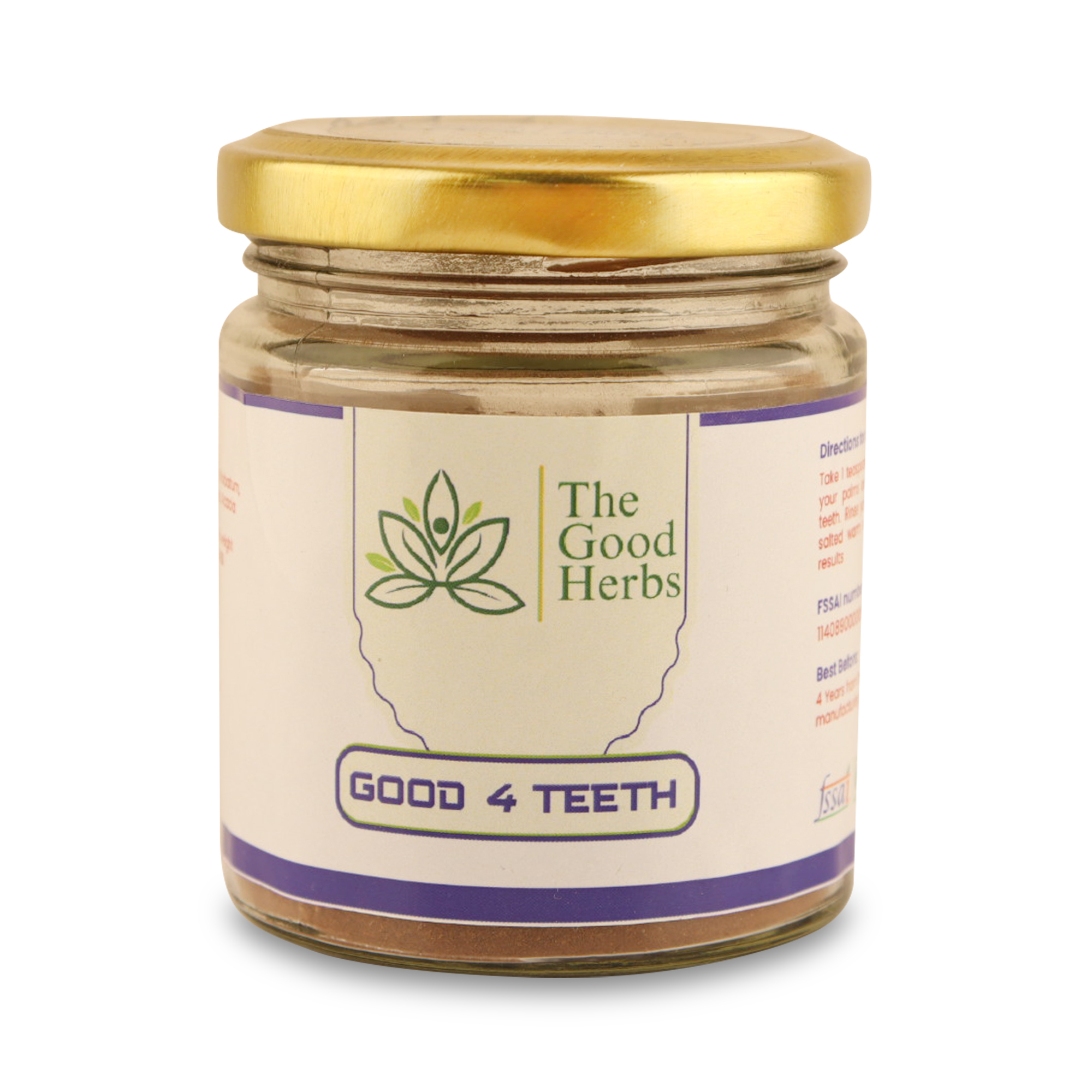 The Good Herbs Good 4 Teeth, 100 gm