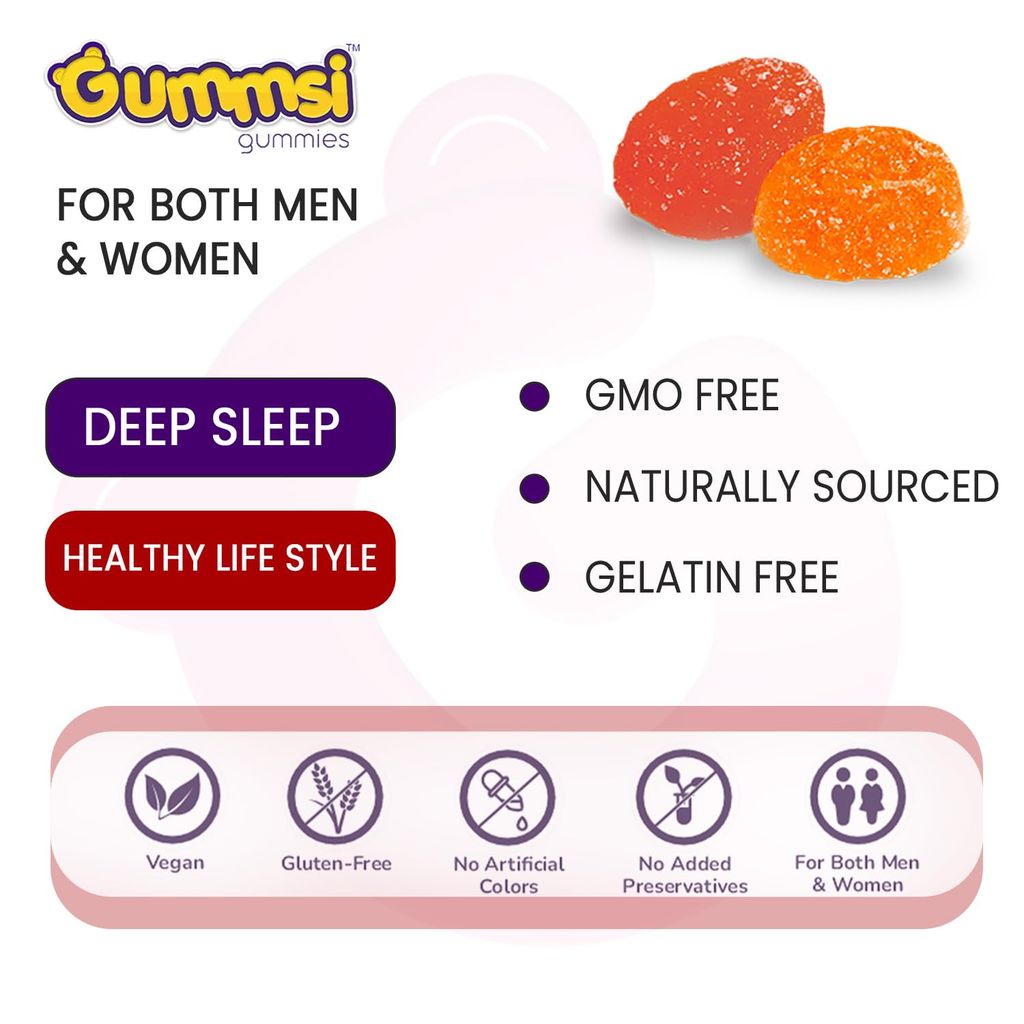 Gummsi Gummies Biotin and Sleep Easy Gummies | 30 Gummies Each (Pack of 2) view 2
