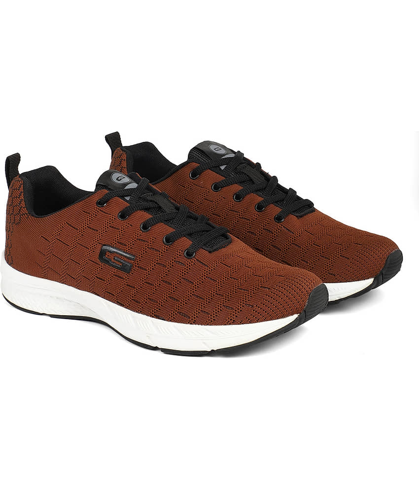 goldstar shoes Brown Men's Sports Running Shoes view 2